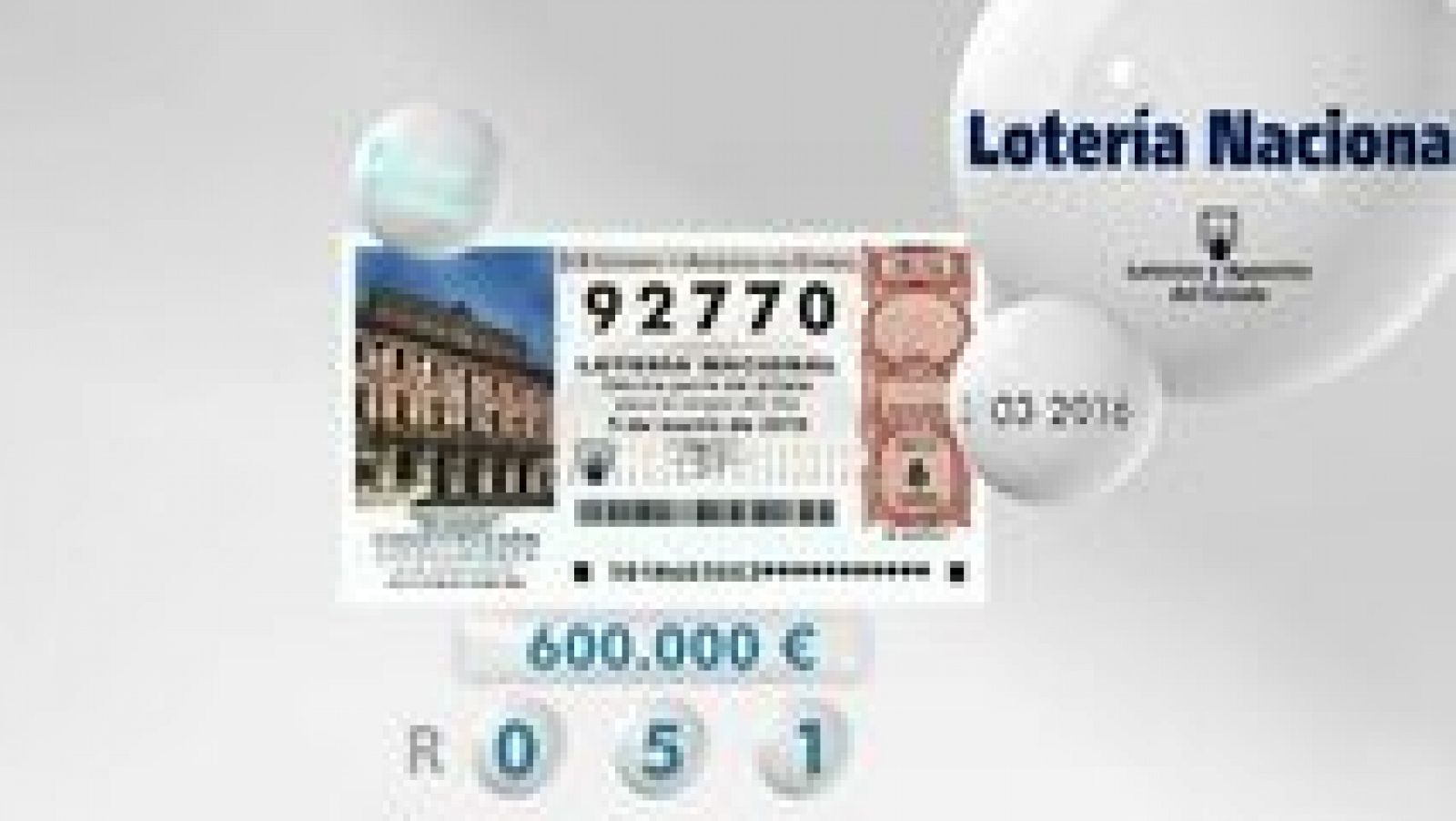 Loterías: Lotería Viajera - 05/03/16 | RTVE Play