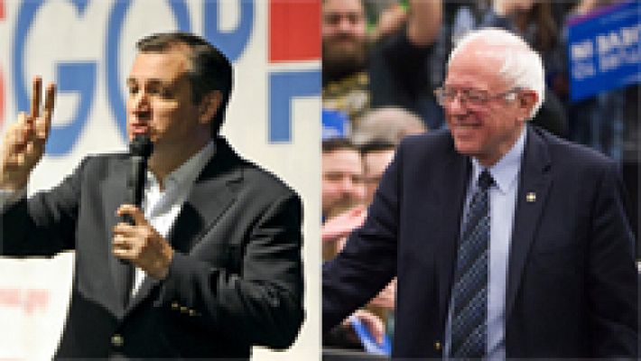 Ted Cruz y Bernie Sanders recuperan aliento en los caucus del "supersábado" frente a Trump y Clinton