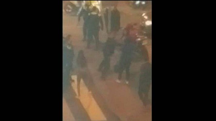 Informativo 24h - Agreden a siete policías en Madrid