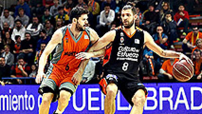 El Valencia Basket mete presión al Barça Lassa y se pone momentáneamente primero tras vencer al Montakit Fuenlabrada por 81-86. Hamilton, Martínez, San Emeterio, Shurna y Sikma, entre los 13 y 15 puntos.