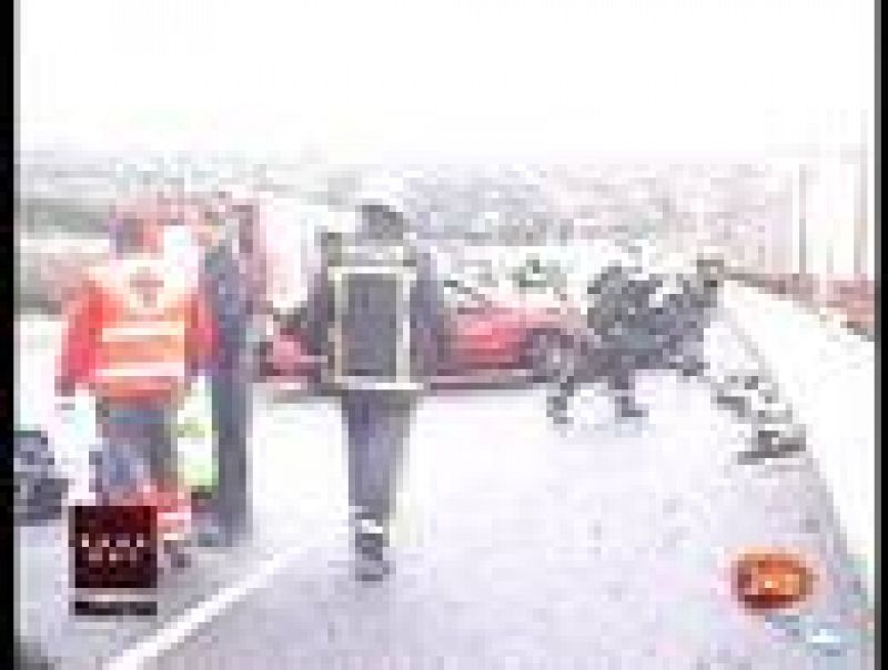  Un accidente de tráfico deja un muerto y cinco heridos en Madrid