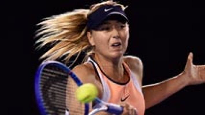 Sharapova, positivo en un control antidopaje en el Open de Australia