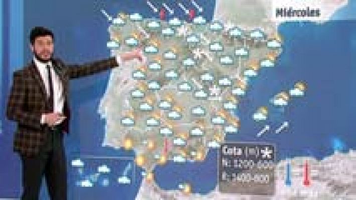 El tiempo - Se recrudece el invierno, sobre todo, en el norte