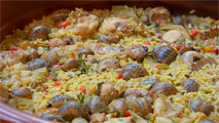 Receta de arroz con conejo y caracoles