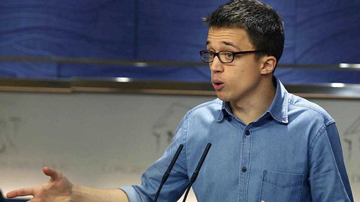 Telediario 1 - Domènech niega que haya discrepancias entre Pablo Iglesias e Íñigo Errejón