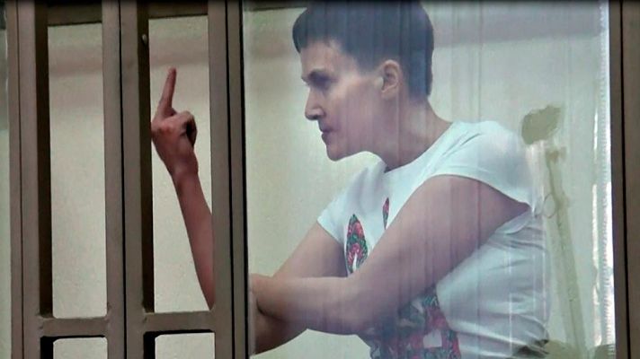 Telediario 1 - El juicio en Rusia contra la piloto militar ucraniana Nadiya Savchenko queda visto para sentencia