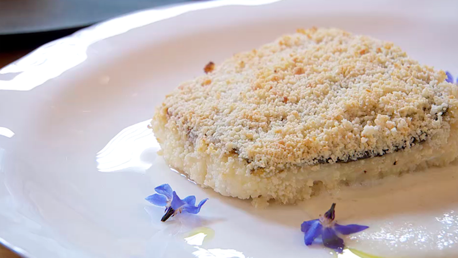 Receta de merluza crujiente