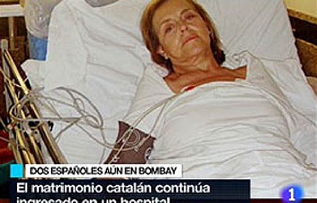 Matrimonio español herido vuelve