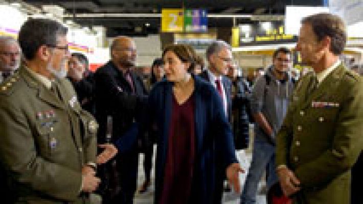 Telediario 1 - Defensa pide a la alcaldesa de Barcelona que respete al ejército por ser 'garante de la libertad'