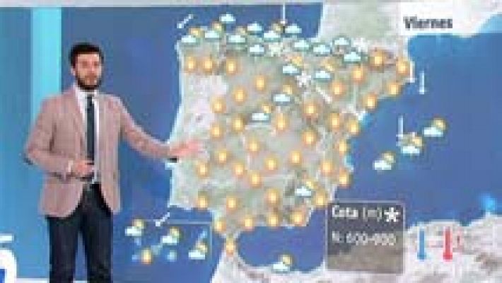 El tiempo - Empieza a remitir el temporal, aunque sigue nevando en el norte