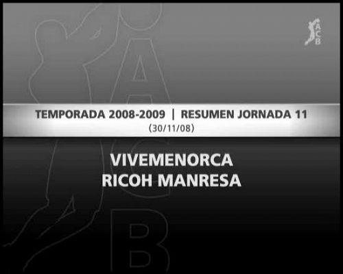 Baloncesto en RTVE - ViveMenorca 83-67 Ricoh Manresa