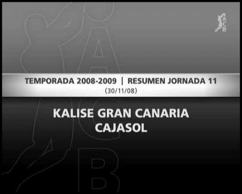 Baloncesto en RTVE - Kalise GC 104-92 Cajasol Sevilla