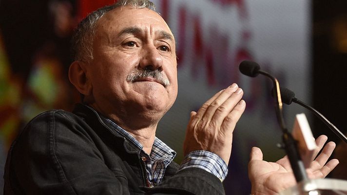 Telediario 1 - Josep Maria Álvarez, un veterano de UGT favorable al referéndum catalán