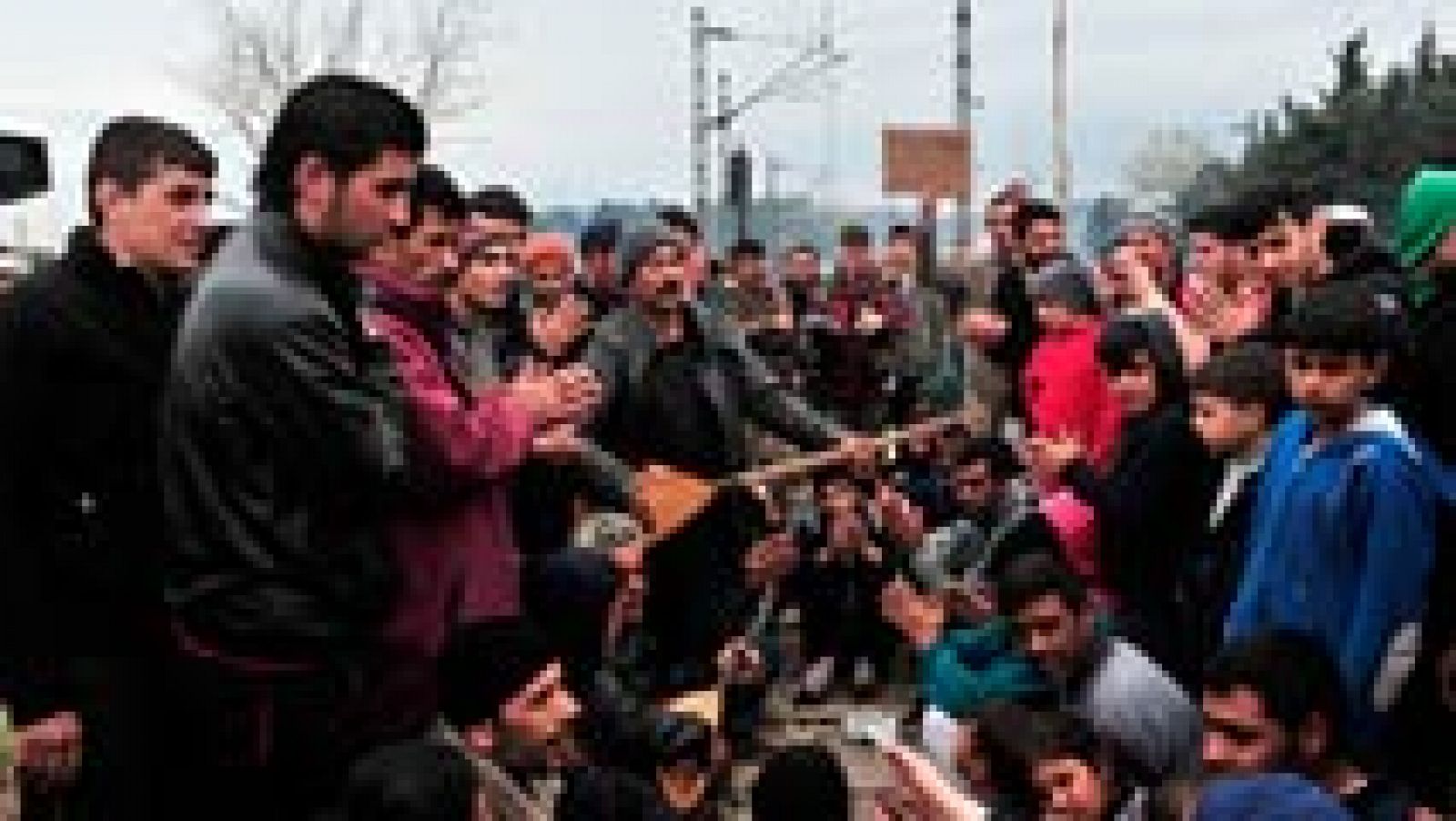 Telediario 1: Empeoran las condiciones de los refugiados en Idomeni | RTVE Play