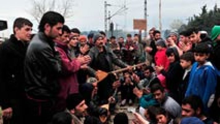Telediario 1 - Empeoran las condiciones de los refugiados en Idomeni