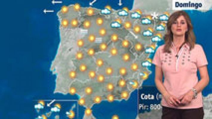 Nieve en cotas inferiores a los mil metros en el norte