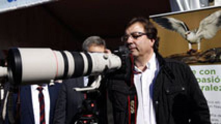 Telediario 1 - El Parque Nacional de Monfragüe a ojo de buitre