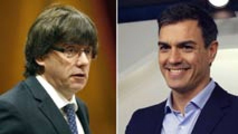 Puigdemont recibe mañana a Sánchez y C's amenaza con romper el acuerdo si negocia el referéndum