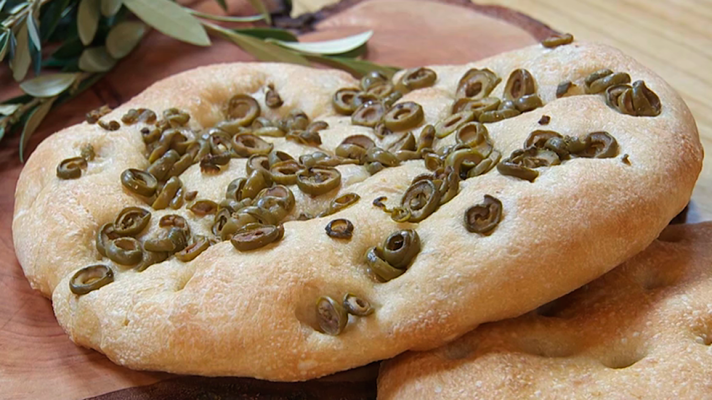 RTVE Cocina - Torta de aceite y aceitunas (Receta de Xavier Barriga)