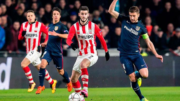 Telediario 1 - El Atlético busca el pase a cuartos en casa ante el PSV