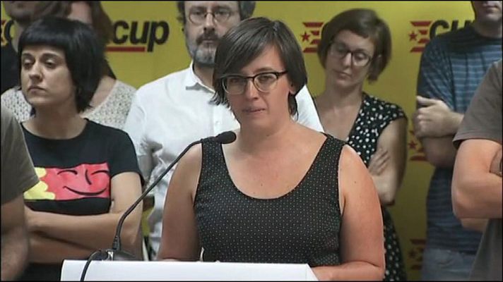Mireia Boya, presidenta del grup parlamentari de la CUP