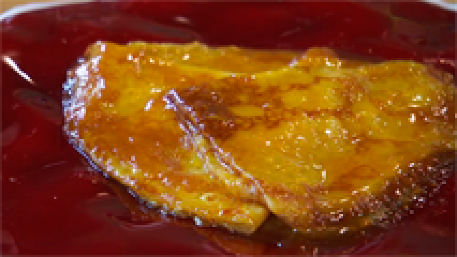 Receta de crepe suzette