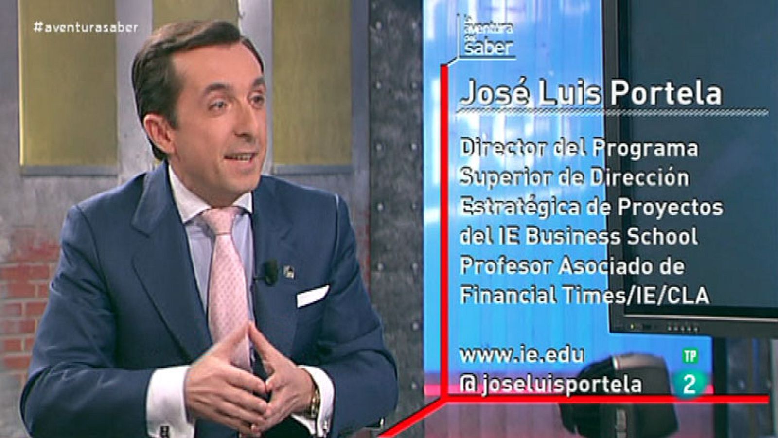 La Aventura del Saber.  José Luis Portela