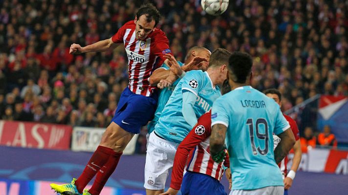 Godín y Filipe, dudas ante el Sporting tras el esfuerzo en Champions