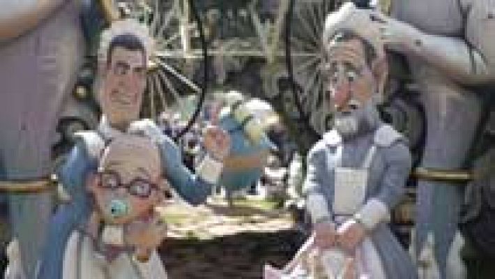 Telediario 1 - De la artesanía a la tecnología en las mascletás de las Fallas de Valencia