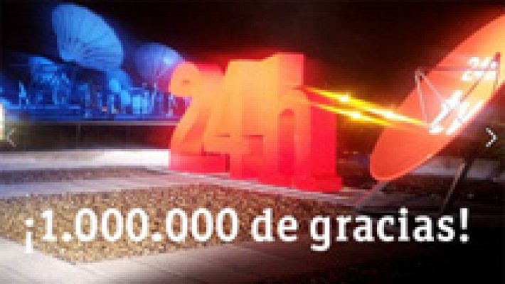 La cuenta de Twitter del canal 24 horas de TVE supera el millón de seguidores