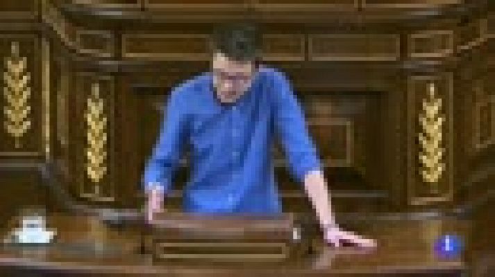 Telediario 1 - Podemos niega que Errejón vaya a dimitir y convoca a sus líderes territoriales