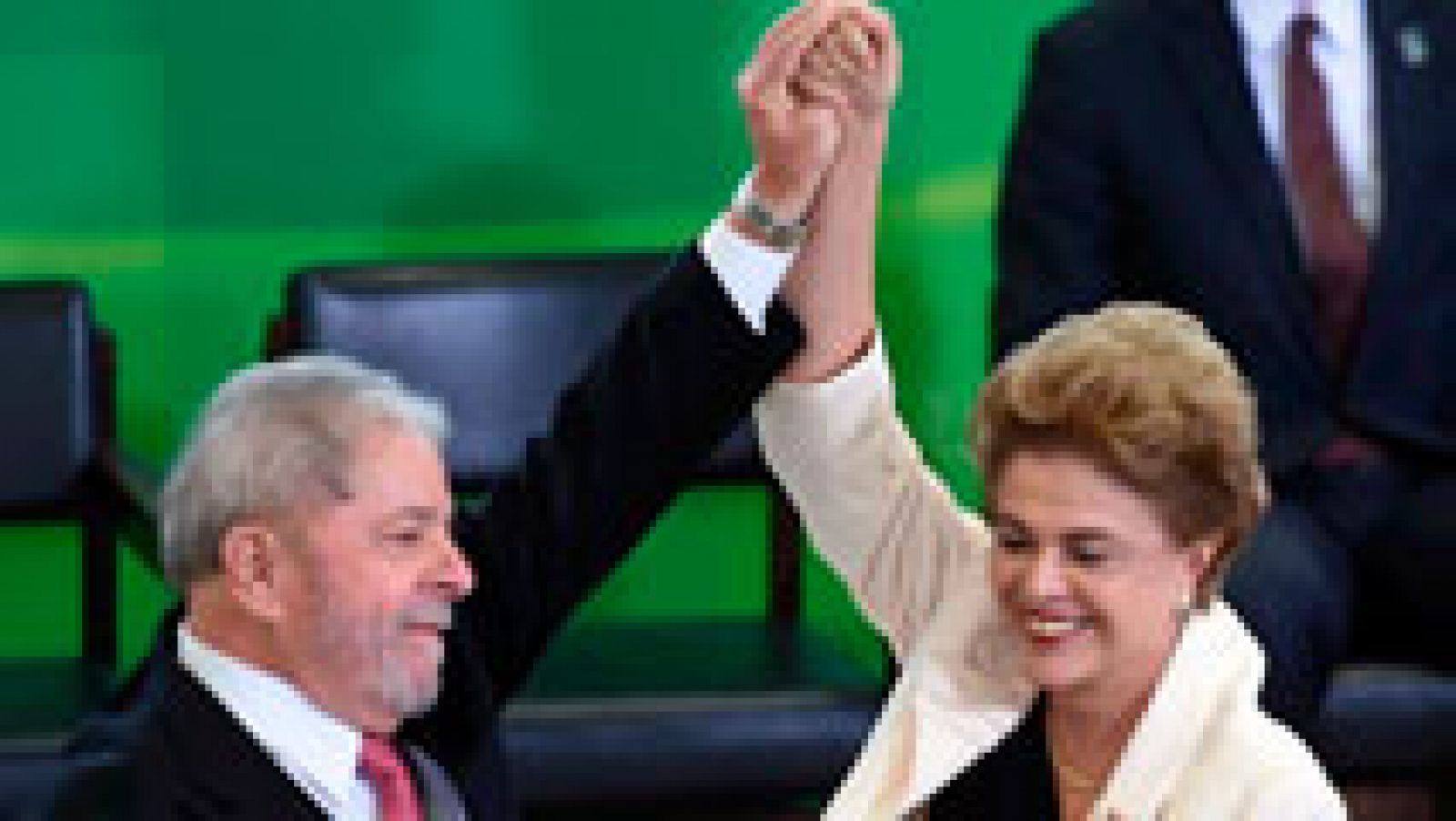 Telediario 1: Una grabación en la que Dilma Rousseff ofrece a Lula un ministerio solivianta a los brasileños | RTVE Play