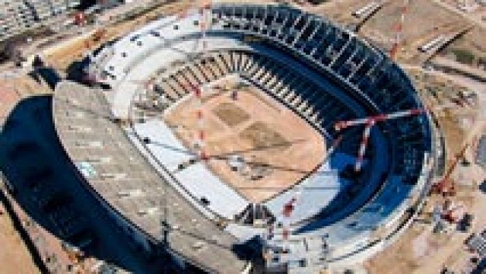 Telediario 1 - El Atlético muestra los avances de 'La Peineta'