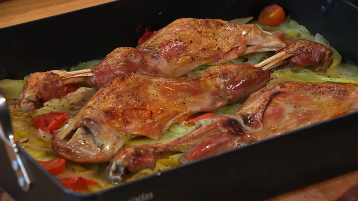 RTVE Cocina - Receta de paletilla de cabrito al horno