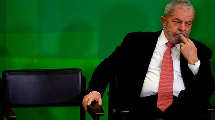 Telediario 1 - Lula reclama "justicia" en una carta abierta a los brasileños tras anularse su nombramiento como ministro