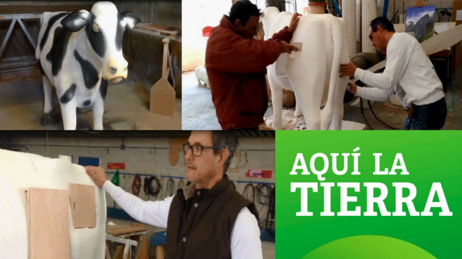 La vaca de Aquí la tierra ¡toda una manualidad!