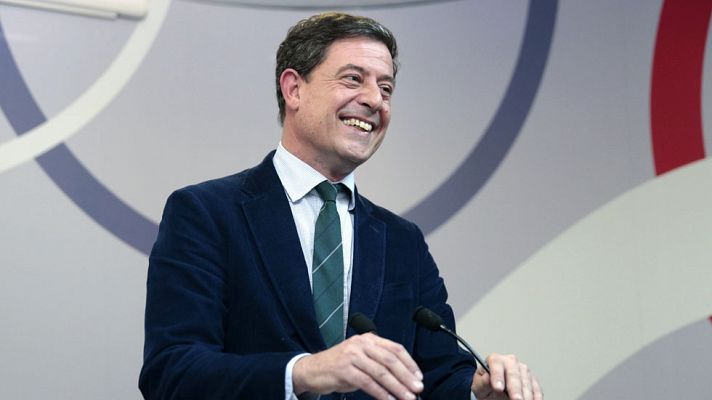 Telediario 1 - Besteiro dimite como líder del PSOE gallego porque "es lo mejor" para el partido y su país