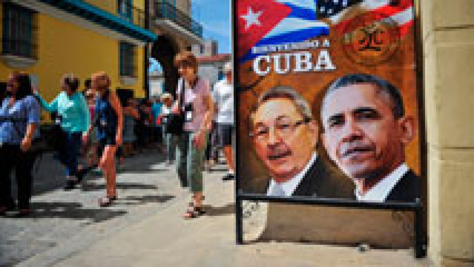 Telediario 1: Obama hace historia sellando el deshielo con Cuba | RTVE Play