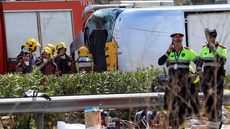 El conductor del autobús siniestrado da negativo en las pruebas de alcohol y drogas