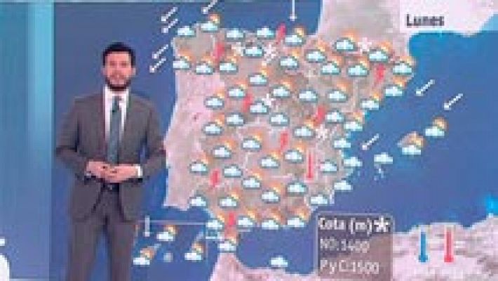 El tiempo - Lluvias en el sur y jornada inestable en toda la Península