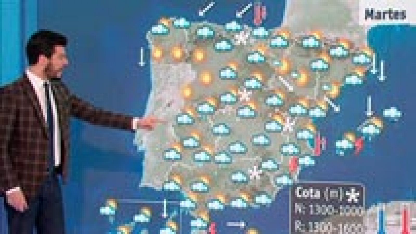 El tiempo: Jornada inestable en la Península y ambos archipiélagos