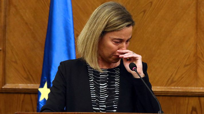 Telediario 1 - Condena unánime en todo el mundo a los atentados en Bruselas