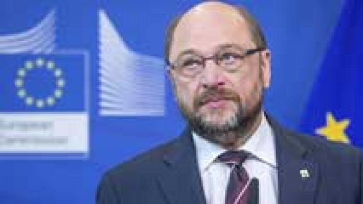 Telediario 1 - El atentado en Bruselas deja confinados a eurodiputados en el Parlamento Europeo