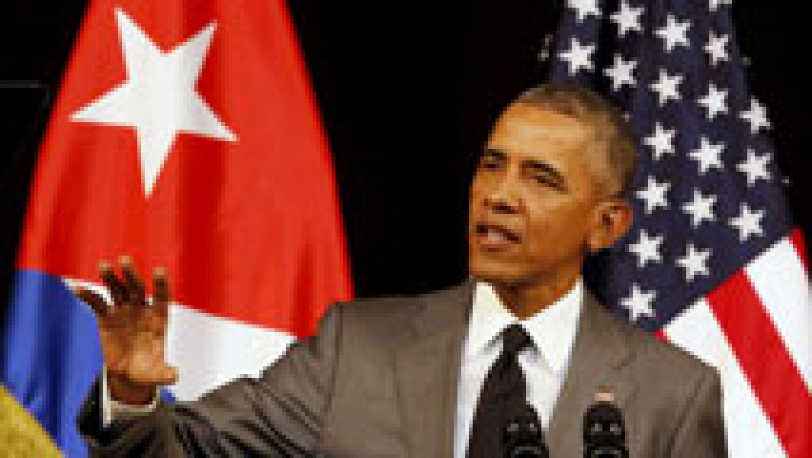 Telediario 1: Obama pide que se reconstruyan los lazos con el exilio cubano | RTVE Play