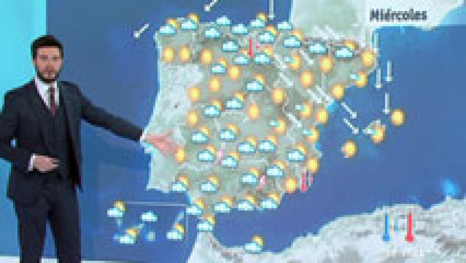 El tiempo: Rachas de viento fuerte en el este peninsular   | RTVE Play