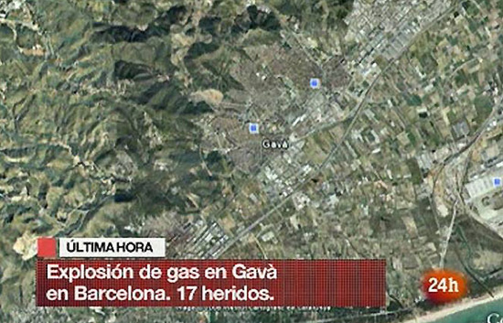 Una veintena de heridos en una explosión en Gava, Barcelona