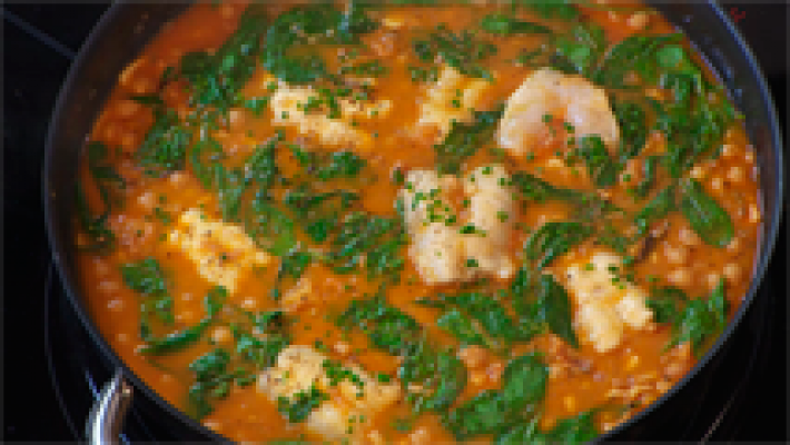 RTVE Cocina - Potaje de garbanzos con cocochas