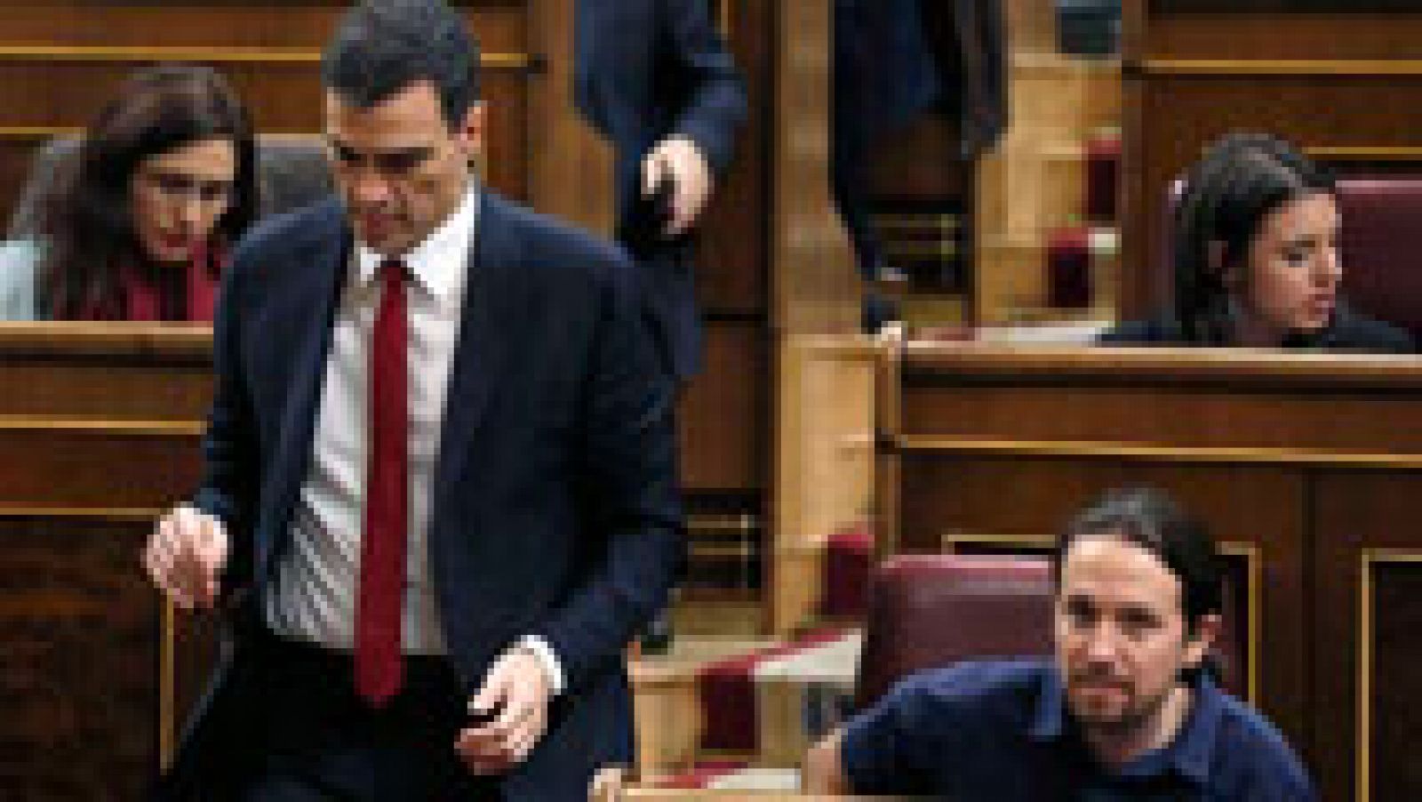 Telediario 1: Pedro Sánchez y Pablo Iglesias se reunirán el próximo miércoles con "plena voluntad" de negociar | RTVE Play