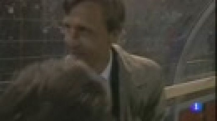 Telediario 1 - El chupa chups, el arma de Cruyff contra el tabaco