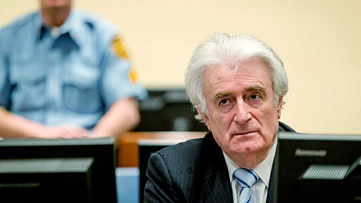 Telediario 1 - Condena de 40 años para Radovan Karadzic por crímenes de guerra en las guerras de los Balcanes